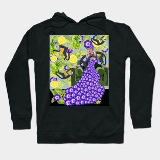 Frida Khalo in Purple Hoodie